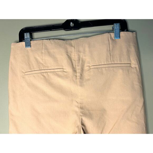 Chico's Khaki Tan Stretch Crop Elastic Waist Slimming Pants Size 10 / 1.5 - Picture 6 of 7